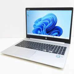 HP/エイチピー ProBook 450 G6 / Core i5-8265U/8GB(DDR4)/SSD256GB(M.2 NVMe)/Win11Pro-64bit/フルHD/WEBカメラ/15.6型