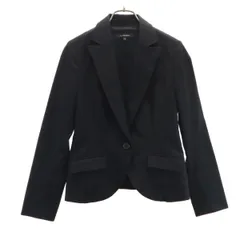 LAUTREAMONT ロートレアモン 日本製 テーラードジャケット 1 ブラック レディース 古着