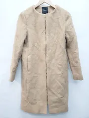 ◇ URBAN RESEARCH ROSSO アーバンリサーチ ロッソ ウール ジップアップ 長袖 コート サイズF キャンバス系 レディース P  【1403110000738】のサムネイル