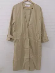 新品未使用❣️12100円❣️ショコラフィネローブ❣️着流しノーカラーロングコート❣️F ショコラフィネローブ ロングコート ノーカラーコート