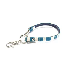 【str.G】長さオーダー可 持ち手 ストラップ 北欧柄 ストライプ 緑 受注生産 14日以内に発送