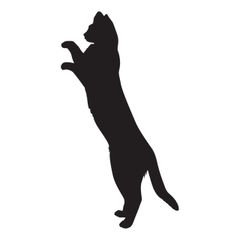 猫 シルエット　ステッカー シール　（お名前入れられます）　最大110㎜ｘ110㎜　最小30㎜ｘ30㎜