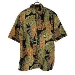 クックストリート 総柄 半袖 アロハシャツ S ブラック COOKE STREET メンズ