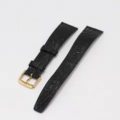 未使用レトロオメガ純正オーストリッチ皮ベルト18ミリ　E011 オメガ純正オーストリッチ皮ベルト腕時計金張り美錠付き新古品18mm巾