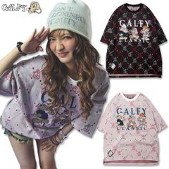 ガルフィー GALFY 魔改造紋紋Tシャツ 半袖 Tシャツ Tee 152082 犬 DOG ヤンキー ギャル 25SS