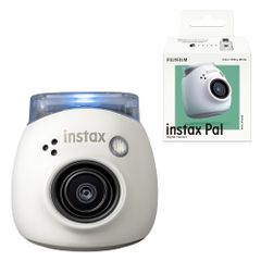 富士フイルム(FUJIFILM) 手のひらサイズカメラ チェキ INSTAX Pal ミルキーホワイト 広角レンズ マルチフォーマット INS PAL WHITE