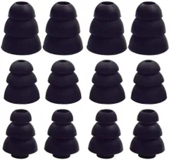 【人気商品】6ペア12個セット 3サイズ JBL SML T110BT、SONY 快適 MDR－XB シリコン製 シリーズ、SONY 最高の遮音性 XBA トリプルフランジ シリーズ、LG、AKG 内径φ3.8㎜ 、パナソニック等内径3.8㎜イヤホンに対応 イ