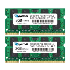 (未使用･未開封品)　中古メモリ ProMOS PC2-5300(DDR2-667) 512MB SODIMM V916764B24QCFW-F5 vf3p617 Amazon.co.jp: ノートPC用メモリPC2-5300 DDR2 667 2GB×2枚