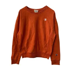 Champion ロゴスウェット トレーナー S オレンジ チャンピオン ワンポイントロゴ プルオーバートップス 古着卸 アメリカ仕入 a708-5990