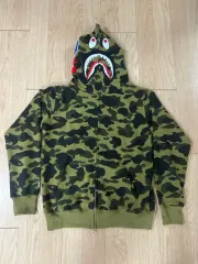 cy22 A BATHING APE シャーク カモフラ ジャケット メンズS cy22 A BATHING APE シャーク カモフラ ジャケット メンズS