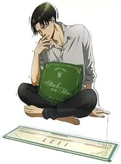 【中古】アクリルスタンド・アクリルパネル リヴァイ(リラックスver.) 描き下ろしイラスト 特大アクリルスタンド 「進撃の巨人」 