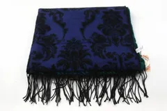 ルナジュメール マフラー 未使用 花柄 ブランド レディース グリーン/ブルー Lune jumelle