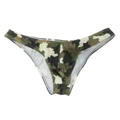 ビキニ ブラジリアン メンズ 迷彩柄 ミリタリー カモフラージュ ブリーフ セクシー かっこいい ピタピタ カモフラ 半ケツ チーキー mk018