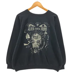 古着 90年代 ヘインズ Hanes HER WAY プリントスウェットシャツ トレーナー USA製 レディースL相当 ヴィンテージ/eaa550017