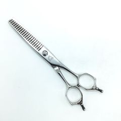【ミズタニシザーズ ミズタニシザーMIZUTANI SCISSORS】YURAGI ZEROユラギ ゼロ メガネ シザー セニング 美容ハサミ すきばさみ 美容師 理容師 約10% 右利き 6インチ 中古 sc2190