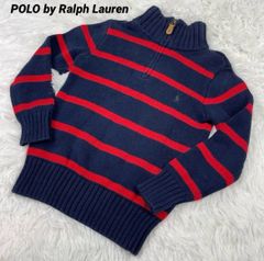 POLO by Ralph Lauren ハーフジップ　ニット　セーター　刺繍