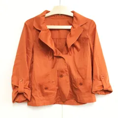 RESRALiQUE レラリック シャツ トップス 七分丈 サイズ11 カラー80 オレンジ系 コーラル レディース 24e菊TK