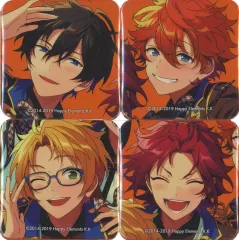 【中古】バッジ・ビンズ Trickstar(ジャケットイラスト) アイドルスクエア缶バッジセット 「CD Trickstar / あんさんぶるスターズ!アルバムシリーズ TRIP」 アニメイト有償特典
