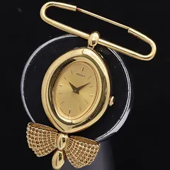 超希少 SEIKO セイコー ネックレス 手巻き 時計 稼働品 ゴールド 緑盤面