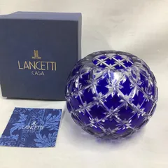 マリナリナルディ　ノベルティ「LANCETTI」ランチェッティ　ガラスインテリア 2025年最新】LANCETTI 切子の人気アイテム - メルカリ