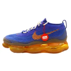 NIKE (ナイキ) AIR MAX SCORPION FK SE RACER BLUE/SAFETY ORANGE DX4768-400 エア マックス スコーピオン フライニット ローカットスニーカー US8/26cm ブルー/オレンジのサムネイル