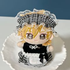 10cm 12cm ぬい服 ぬいぐるみ服 ハンドメイド ツイード ベレー帽