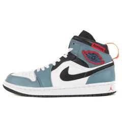 FACETASM ファセッタズム サイズ:27.0cm 19AW NIKE AIR JORDAN 1 MID SE FEARLESS (CU2802-100) ナイキ エアジョーダン1 ミッド フィアレス ホワイト ブラック セレスチアルティール US9のサムネイル