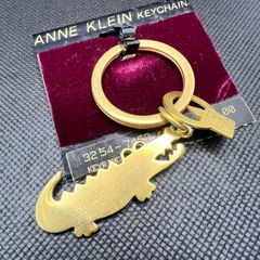 ANNEKLEIN アンクライン キーホルダー キーリング ワニ クロコダイル ゴールド