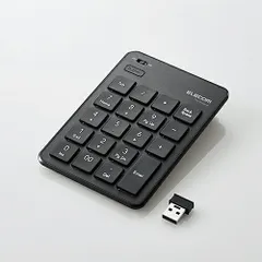 エレコム 無線テンキーパッド パンタグラフ 薄型 ブラック TK-TDP019BK （1点）