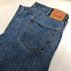 Levi's505 W40L34 テーパードデニム インディゴブルー L