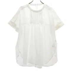 ITEMS URBAN RESEARCH アイテムズ アーバンリサーチ 半袖 ブラウス FREE ホワイト プルオーバー レディース 古着