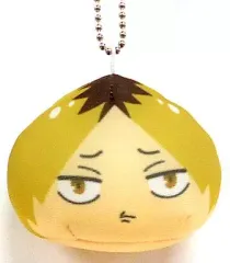 【中古】ぬいぐるみマスコット・ぬいぐるみバッジ 孤爪研磨(おちょぼ口) 「ハイキュー!! おまんじゅうにぎにぎマスコット」 文教堂・アニメガ限定BOX購入特典