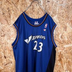 【NBA】 Champion ジョーダン 23 ゲームシャツ NBA ウィザーズ 美品 Champion NBA WIZARDS 23 JORDAN Jersey - メルカリ