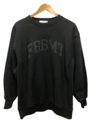 A17777 美品 FRGMT ユニバーシティカレッジロゴスウェット 黒L カレッジロゴジャストスウェットシャツ｜ACLENT（アクレント）