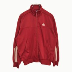入手困難】adidasジャージ バイカラー レッド ベージュ 赤 好配色 XL 