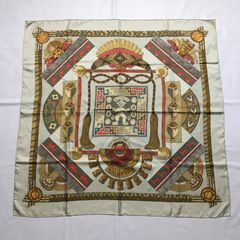 2507-9｜美品｜エルメス カレ 90 スカーフ シルク カーキ 2507-9｜美品｜エルメス カレ 90 スカーフ シルク カーキ - メルカリ