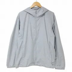 ユニクロ UNIQLO 美品 20ss ポケッタブルUVカットパーカー 311-425028 長袖 ジップアップ M グレー X