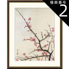 小倉遊亀 紅梅白壺 額装 日本画 記念品 - メルカリ