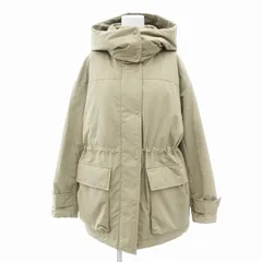 ユニクロ UNIQLO タグ付き 24AW ハイブリッドダウンコート フード ハーフ丈 M ベージュ 211-469899 /AE