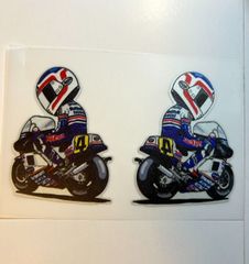 ★アウトレット新品★ MotoGP ロスマンズ Rothmans Honda Racing 6 x 7 cm NSR レーシング ステッカー シール デカール グッズ