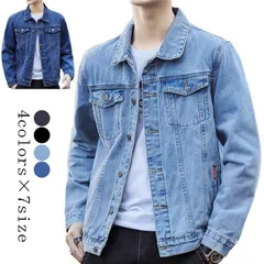トップス デニムジャケット デニムジャケット 長袖 春物 デニムシャツ スリム Gジャン ジージャン ショート丈 メンズ 秋 ヴィンテージ