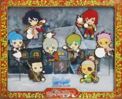【中古】キーホルダー・マスコット(キャラクター) [単品]きゅんキャラいらすとれーしょんず ラバーキーホルダー(8個セット) 「PS Vitaソフト テイルズ・オブ・イノセンス R ララビットマーケット限定版」 同梱品
