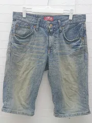 ◇ EDWIN エドウィン ハーフ ジーンズ デニム パンツ 32 インディゴ #  【1002799303149】