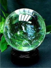 直径約: 105mm 超綺麗★水晶丸玉B84B1/63B51C