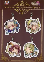 【中古】キーホルダー・マスコット(キャラクター) [単品] 集合 メタルチャーム4種セット 「PS4/PS Vita/Switchソフト リディー＆スールのアトリエ ～不思議な絵画の錬金術士～ ガストショップ限定 GSコンボセット」 同梱特典
