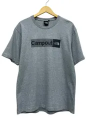 THE NORTH FACE (ザノースフェイス) ショートスリーブキャンプアウトティー S/S Campout Tee Tシャツ NT32011 M グレー メンズ/045