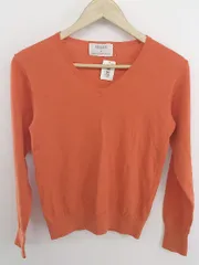 ◇ thint by URBAN RESEARCH DOORS ウール 長袖 ニット セーター サイズONE オレンジ レディース P  【中古】 【1210210033128】