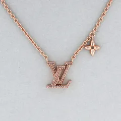 k.k様専用ページ LOUIS VUITTON ルイヴィトン コリエ ＬＶ アイコニック ネックレス M00985 レディース メタル ローズゴールド 【中古】
