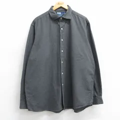 希少 ラルフローレン WESTERTON チェック リネン100% ブラック L 希少