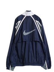 90s ナイキ フルジップ ナイロン トラック ジャケット メンズ XL  